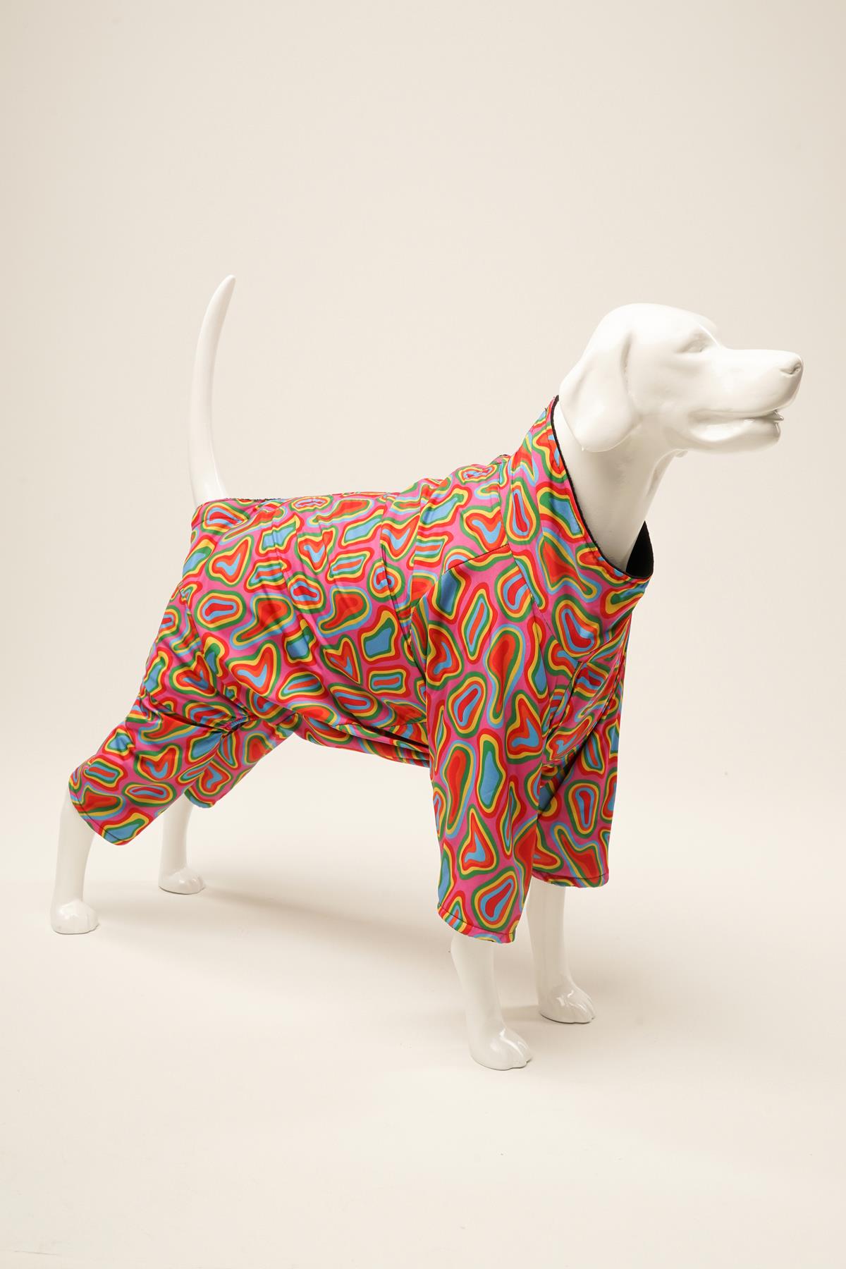 PINKY Waterproof Dog Raincoat Fleece Lined A40107 a40pet