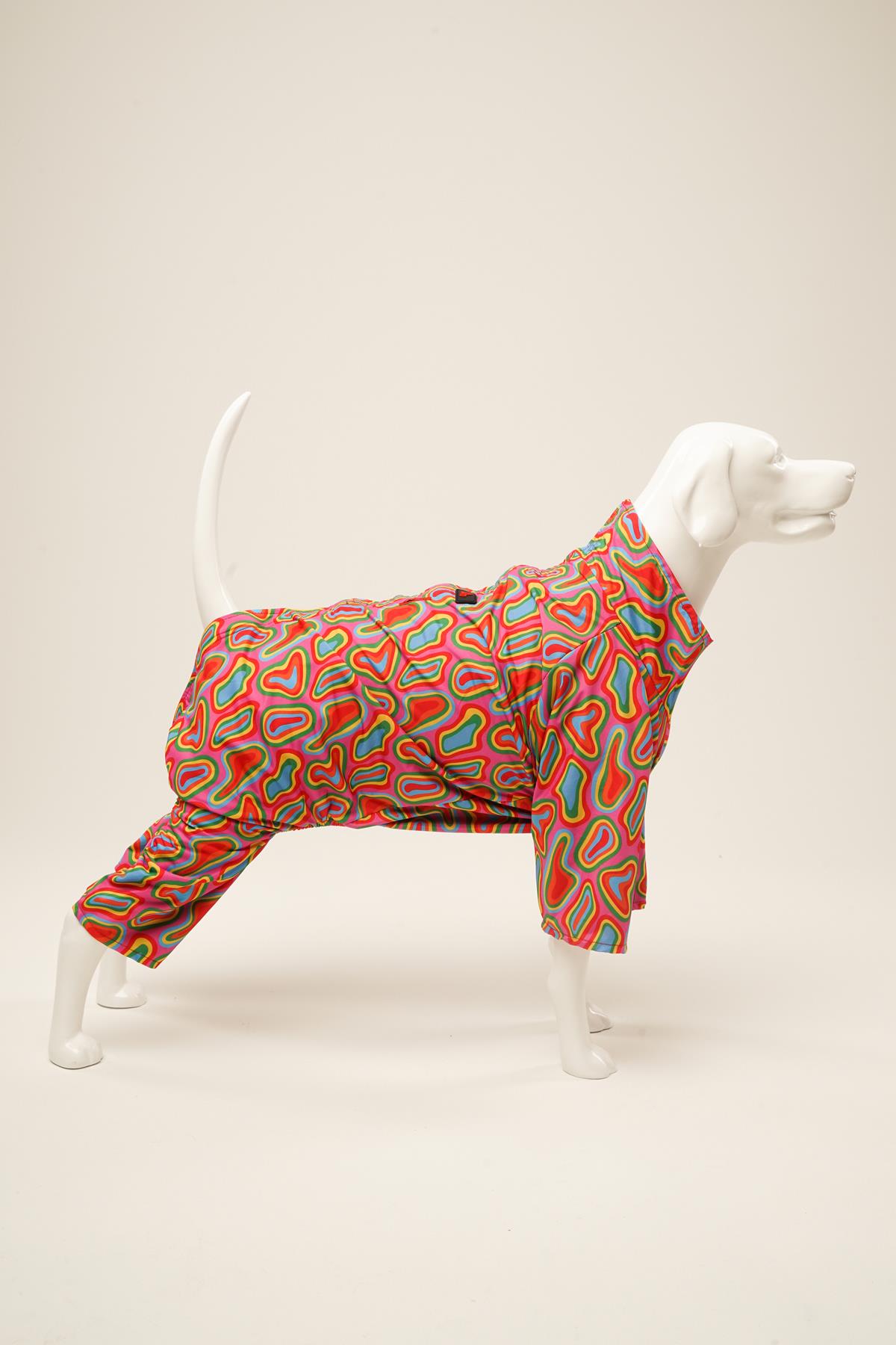 PINKY Waterproof Dog Raincoat Fleece Lined A40107 a40pet